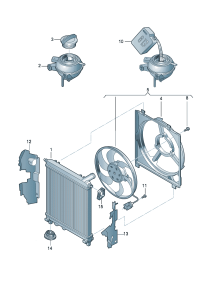 1S0121253AP-RADIATOR VW-BORA/AUDI/SKODA
