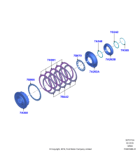 LP5Z7B164A-Plate-clutch, CTV LINCOLN AVIATOR 2020-