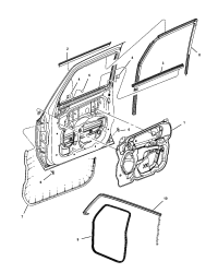 55396698AH-SEAL FRONT DOOR