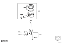 13011WAA02-RING SET PISTON