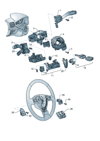 1K5953503FP-Switch, steering D-05.01.2009 -04.09.2010