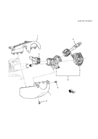 13445835-Cover, instrument panel steering column lower trim (with PEPS)