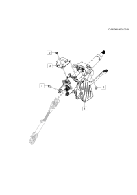 13524104-Control module, steering column lock