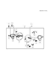 13529421-Switch assy, cruise control (3 parts)