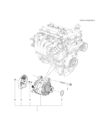 13579672-Generator, (mark 13579672) (2nd design see 26207384) (including 3-6)