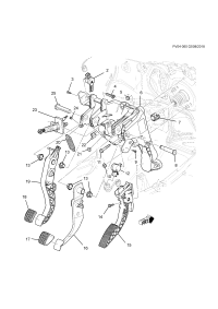 13597430-Sensor, clutch plate