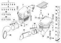 13717834741-Engine air intake rh