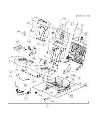 23207495-Belt retractor (movable seat) (for 20151231 front use) (part of 1)