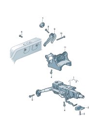 1K1419502AB-COLUMN ASSY