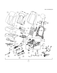 23267356-Tensioner, front seat belt hold (in.)