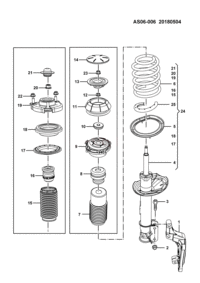 23512275-Shock absorber assy-frt lh