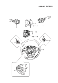 23511427-Steering wheel assy