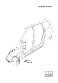 23529032P-PANEL-FENDER LH