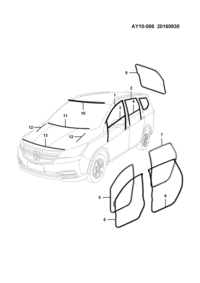 23938701-WEATHERSTRIP,HOOD,RR