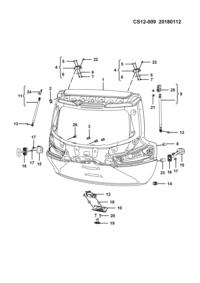 23547535P-Welding assy-t/gate