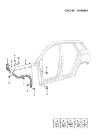 23544260P-PANEL-FENDER LH