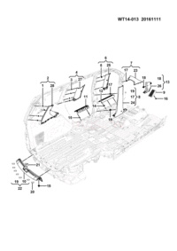 23969758-Trim assy-D pillar (non 5th), lh