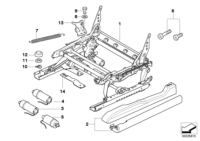52107111871-Seat mech eps lh