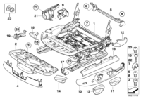 52107118487-Trim seat otr lh