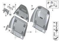 52107409624-Pad assy-rr seat