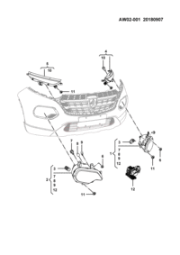 23583327-LAMP ASSY HEAD LLL