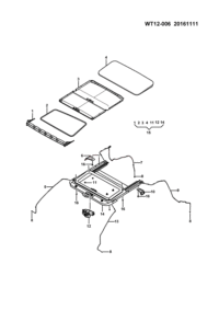 23889075-Glass assy-sunroof (shanghai wanchao. It is not clear that you can check the maintenance newsletter 