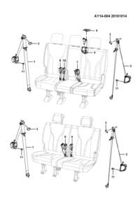 23599475-Retractor comp no.3 (emergency lock, black)