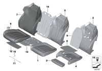 52108067029-Foam assy-back a/con lh