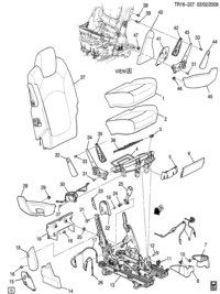 15901473-Garnish assy., rr. 29