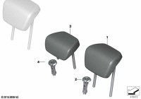 52207440661-Headrest artificial leather outer