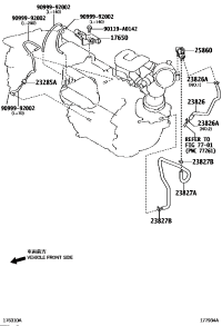 238260V070-HOSE, FUEL VAPOR FEED, NO.1