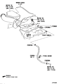 2382631230-HOSE, FUEL VAPOR FEED, NO.1
