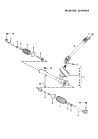 23863012-Gear assy-CEPS steering