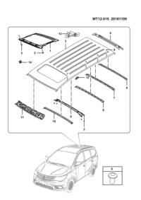 24565424P-Weldment-roof fr cross