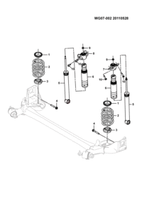 23870645-SHOCK ABSORBER ASSY-RR
