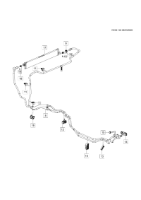 84360132-Cooler, transmission oil sub