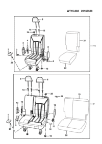 23881650-Handle, rr. seat unlock