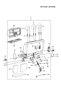 23920484-Seat assy 3rd