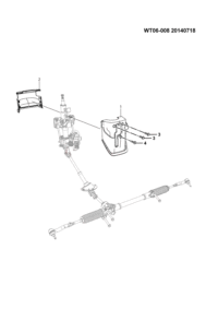 23882399-Cover, steering column, lower