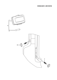 23880010-Lamp assy-dome