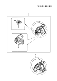 23879735-Switch, steering wheel control