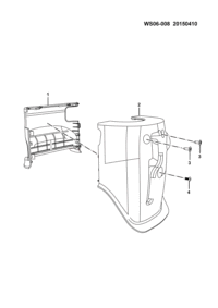 23952993-Cap, steering column, upper