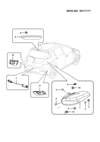 23892774-TAILLIGHT ASSY. L