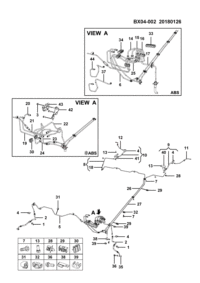 23888755-Hose assy-fr brake