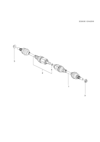 84509597-Shaft, front drive (EP3-1B)