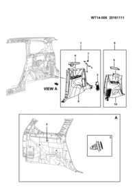 23899122-Trim assy-qtr lwr rh