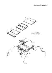 23909031-PANORAMA ROOF ASSY