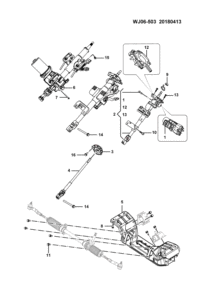 23903824-Lock assy., steering