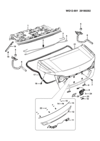 23918025-LAMP ASSY, LICENSE PLATE