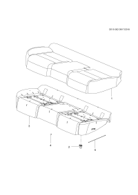 84610025-Cover-rr seat cush SGM 100%